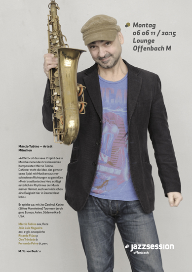 plakat/poster jahnkedesign lutz jahnke jazzsession offenbach