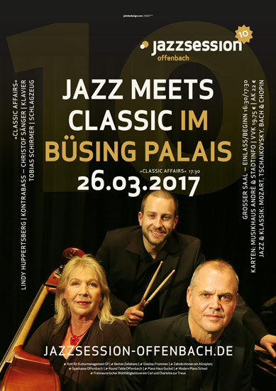 plakat/poster jahnkedesign lutz jahnke jazzsession offenbach classic