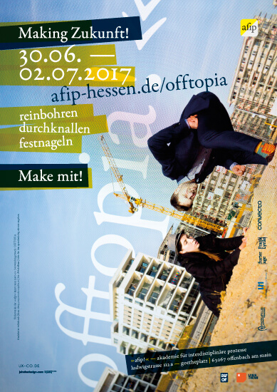 plakat/poster jahnkedesign lutz jahnke offtopia — 2192 tage »afip!«