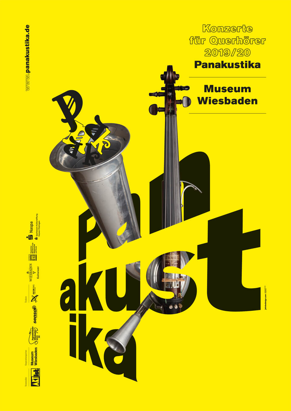 plakat/poster jahnkedesign lutz jahnke panakustika museum wiesbaden 2019