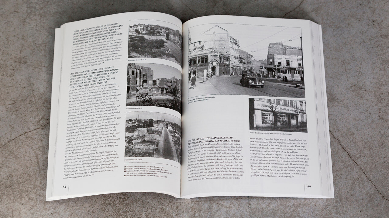 buchgestaltung juden aus offenbach erinnern sich. designbüro jahnkedesign offenbach